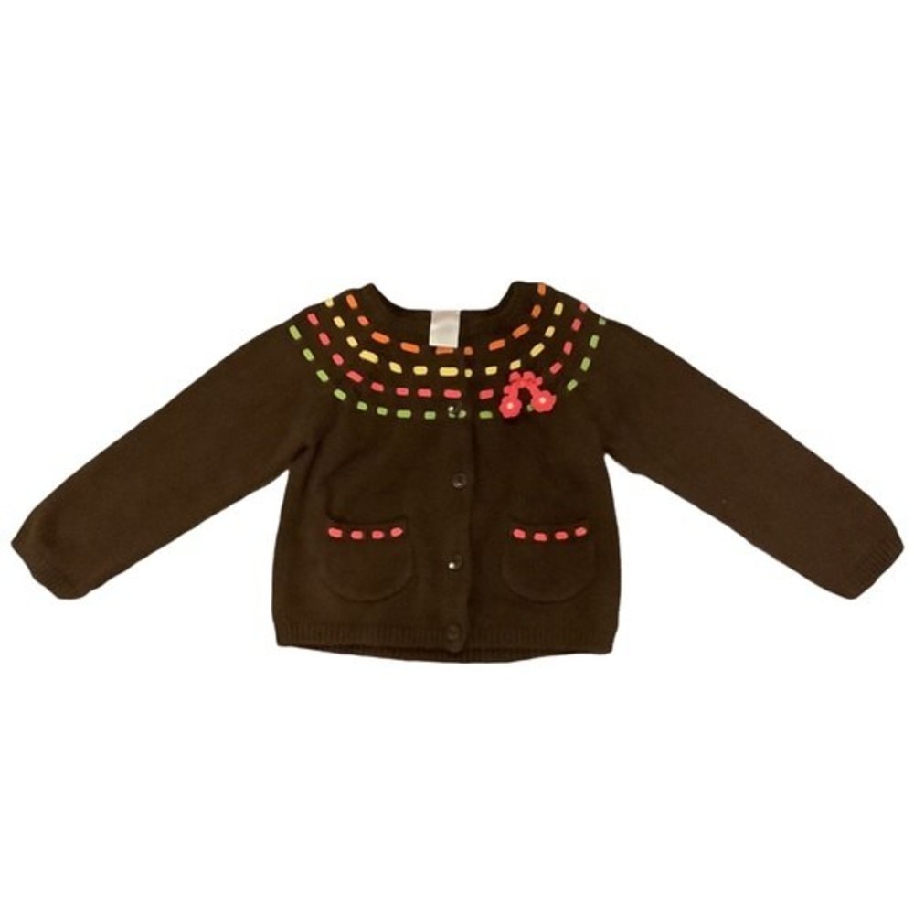 Gymboree 3T brown cardigan
